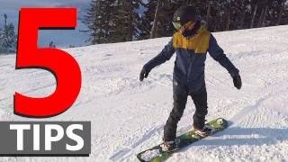 #25 Snowboard begginer - Tips for linking turns