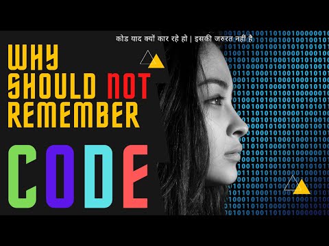 Stop Trying To Memorize Code - Do This Instead | Why should not remember code