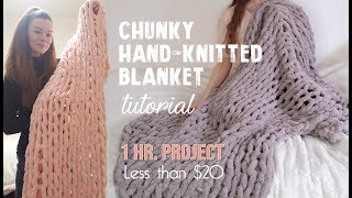 Easiest Method to Knit a Chunky Blanket at Home