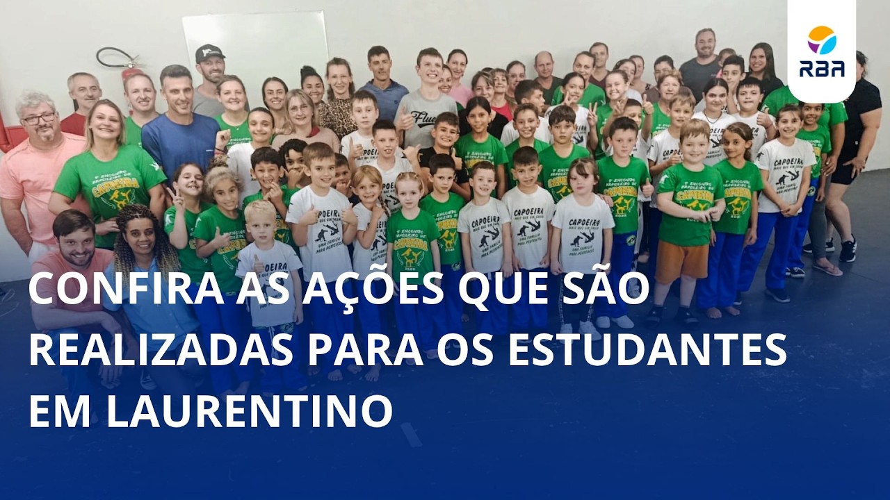Confira as ações que são realizadas para os estudantes em Laurentino