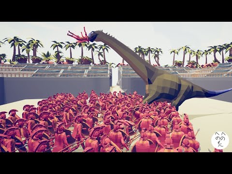Defeat Brachiosaurus Zombie Who Can? TABS Animal Mod Map Creator Totally Accurate Battle Simulator