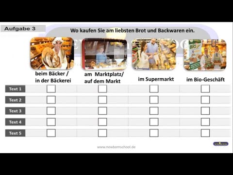 OSD Zertifikat A1 Hören Aufgabe 1, 2 und 3 Modelsatz 6   Neu 2022 Mit Lösung am Ende