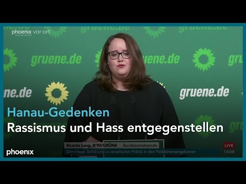 Bündnis 90/Die Grünen: Co-Parteichefin Ricarda Lang | Parteipressekonferenz | 19.02.24
