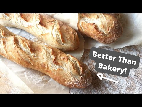 Bakery Style Baguettes - Make Classic French Bread At Home