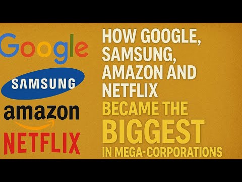 How Google, Sansung, Amazon and Netiflix Became the BIGGEST in mega-corporations