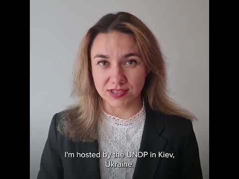 Yevheniia Polishchuk, Ukrainian UN Volunteer who is supporting UNDP #Ukraine as the war continues