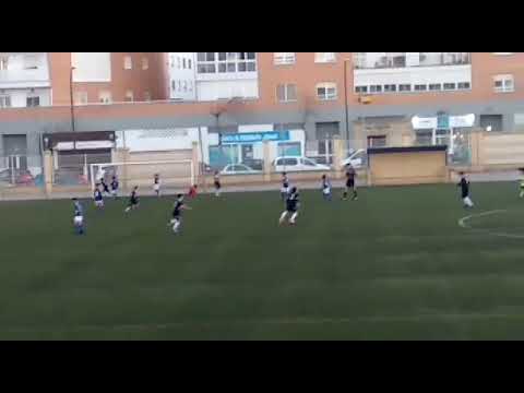 Gol de falta del C.D.Cañorrera Alevín "A" frente al San Fernando Isleño