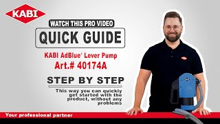 KABI Vægtstangspumpe