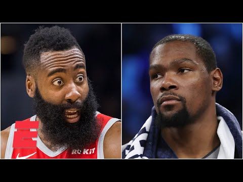 如果詹姆斯-哈登加盟籃網，人們會像對待凱文-杜蘭特一樣對待他嗎？| KJZ (Would people treat James Harden like they did Kevin Durant if he joins the Nets? | KJZ)