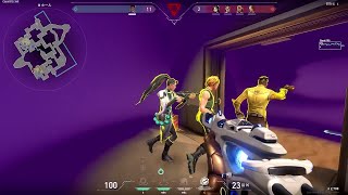 タイミングだけで１VS４勝った！！！   #Shorts