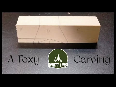 How to carve a simple FOX!