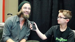 Interview with The Walking Dead's Tom Payne aka "Jesus" at Horrorhound Weekend