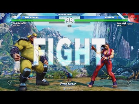 SFV: RISE MENARD vs KORPOEX - CPTO Latin America 1 Winners Finals - CPT 2017