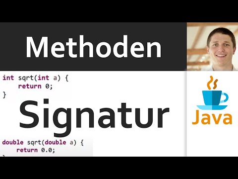 💻 JAVA | Methoden 02 - Signatur