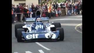 preview picture of video 'Jackie Stewart Tyrrell 006 At Bourne BRM Day 2012'