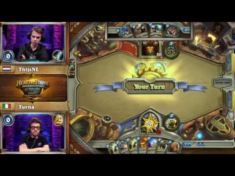 Thijs vs Turna Hearthstone Europe Spring Championship 2016 (Day 1)