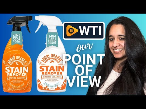 ANGRY ORANGE Stain Remover - 32oz (Pack of 2) Enzyme Pet Cleaner - Dog & Cat Urine Destroyer and Stain Remover - Fresh Scent and Citrus Bundle Spray Cleaning Solution - Puppy Supplies - WTI product video review