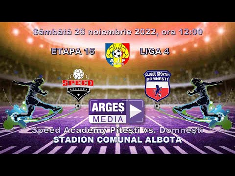 ACS Speed Academy Piteşti vs. CS Domneşti