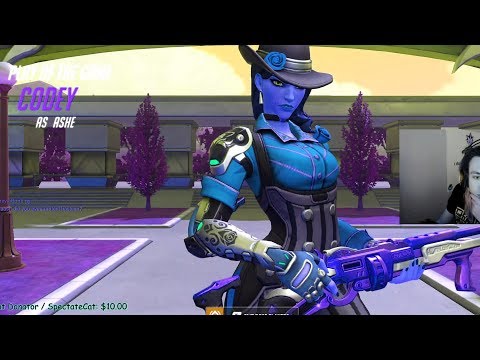 CODEY #1 ASHE? POTG! [ OVERWATCH SEASON 18 TOP 500 ]