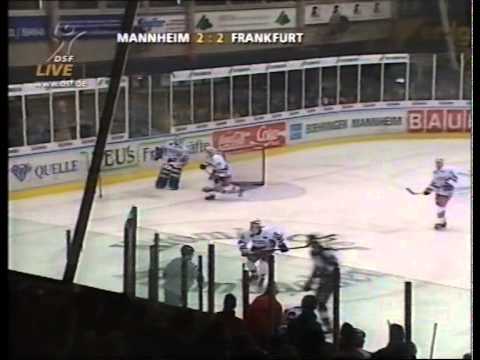 DEL 97-98 #40 Mannheim - Frankfurt 3-2 Teil 2
