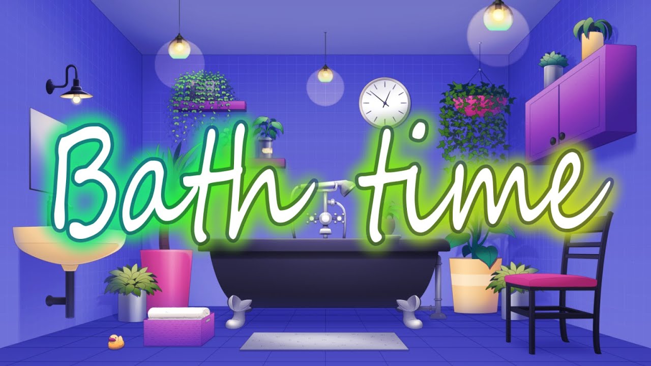 【オリジナル】Bath time【アニメーション】