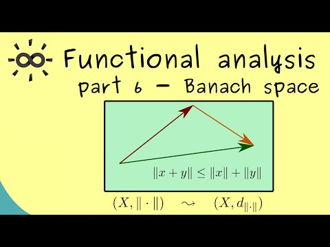 Functional Analysis Part 6 Norms and Banach spaces