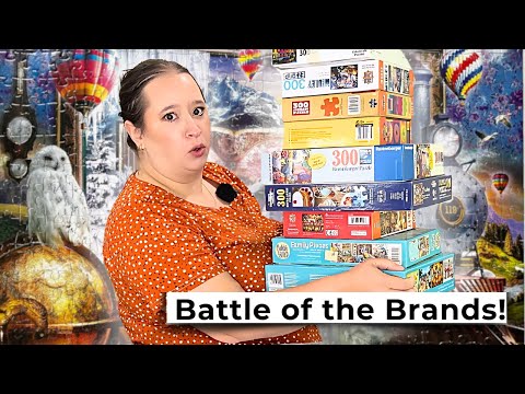 Which Brands Did it Best?? // Ten 300 Piece Puzzles Compared!