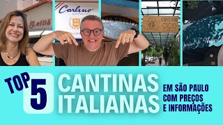 DESCUBRA 5 TOP CANTINAS ITALIANAS DE SP