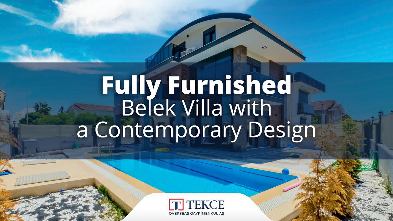 Villa Triplex Individuelle Meublé au Centre à Belek Antalya
