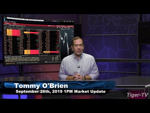 September 26th 2019, 1PM ET Market Update on TFNN