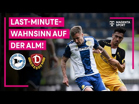 DSC Arminia Bielefeld - SG Dynamo Dresden, Highlights mit Live-Kommentar | 3. Liga | MAGENTA SPORT