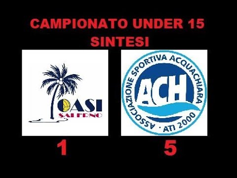 OASI vs ACQUACHIARA PALLANUOTO CAMPIONATO UNDER 15 RIS. FIN 1 - 5 SINTESI GOALS HIGHLIGHTS