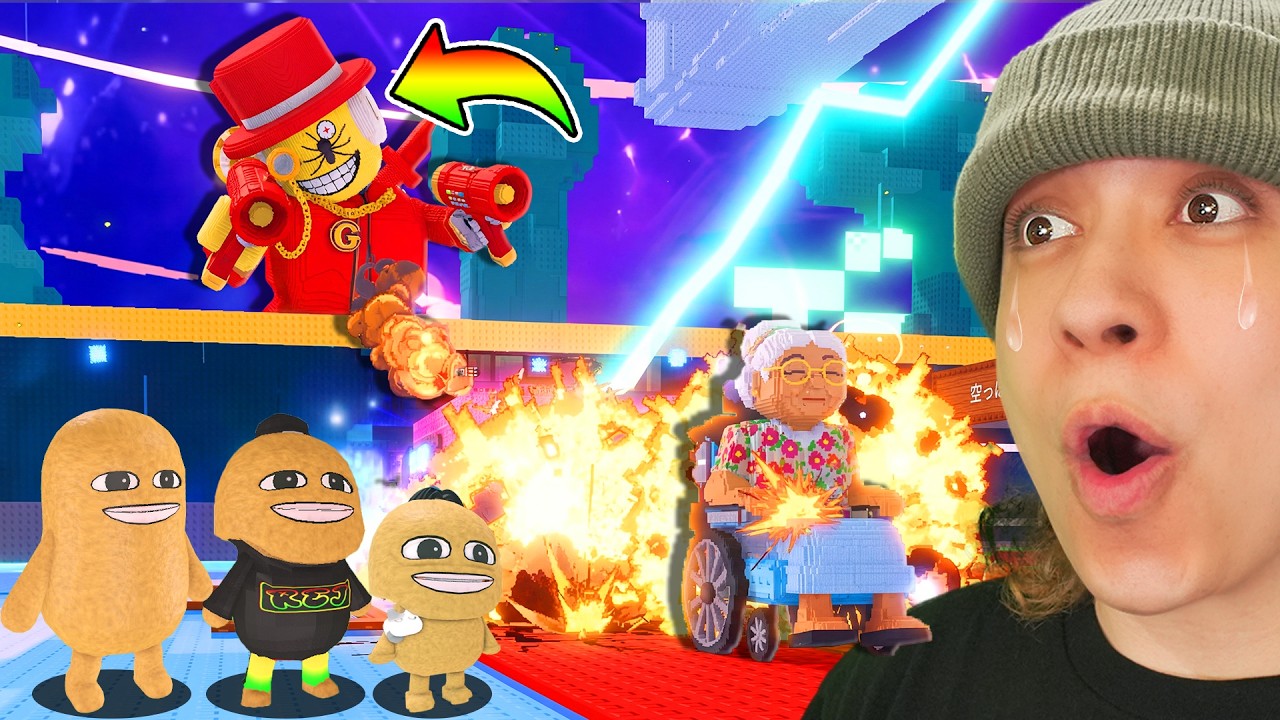 おばあちゃんがバズーカに撃たれました💥ブレインロットを盗む管理者イベント💥【ロブロックス/ROBLOX】