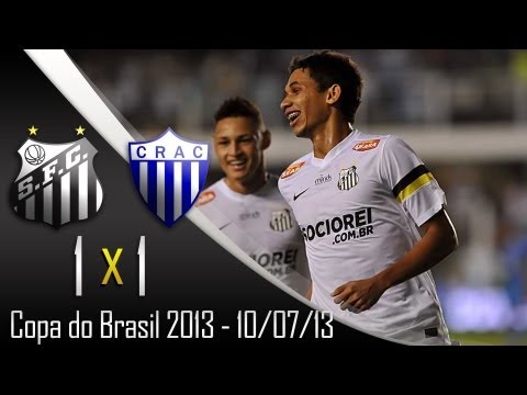 Confira o gol do Peixe contra o Crac (10-07-2013) - Copa do Brasil 2013