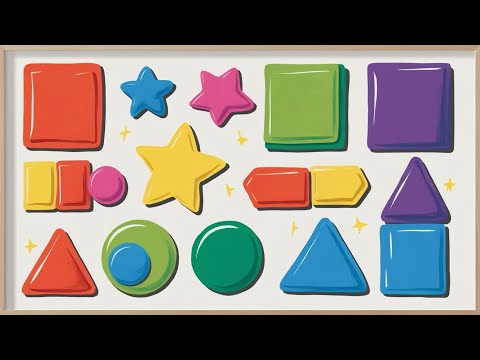 Die Formen auf deutsch auf kindgerechte Weise lernen | Learn Shapes in German | German Shapes Song