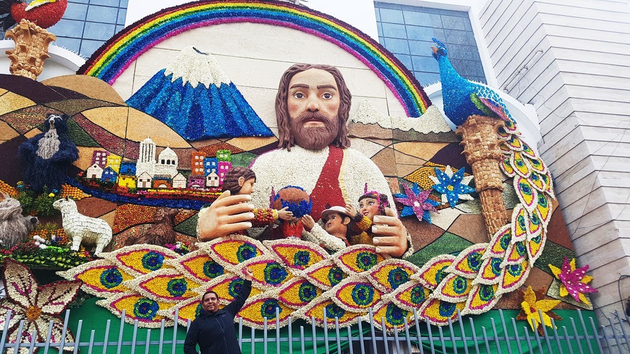 FIESTA DE LA FRUTA Y LAS FLORES- AMBATO/ECUADOR Viajando Kilómetros