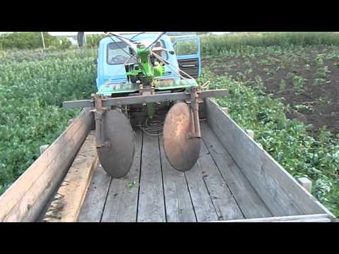 мотоблок аврора кантри 800 с дисковым окучником.