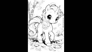 Free Printable Unicorn Coloring Pages 161