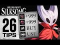 STOP Wasting Time Top 26 Tips I Wish I Knew Sooner In Hollow Knight Silksong Beginner Guide