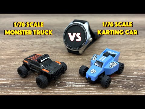 Turbo Racing RC Monster Truck vs Diatone Q33 RC Karting Car - TUG of WAR