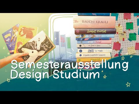 VLOG // kleiner Rundgang, Shop, mein Projekt, Einblicke zum Design Studium