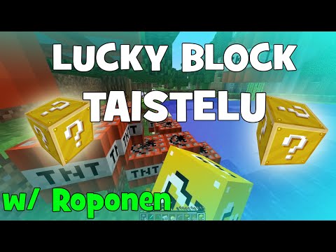Minecraft: LUCKY BLOCK TAISTELU w/ ROPONEN (Pelaaja616)