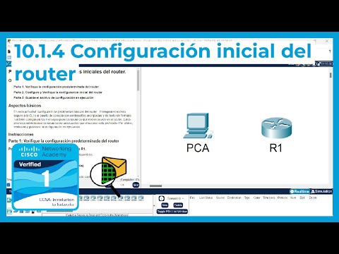 10.1.4 Packet Tracer 🔍📨 - Configuración inicial del router (CCNA Curso 1)