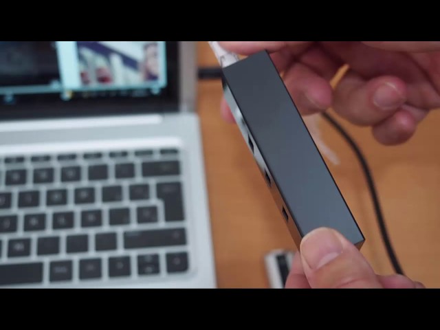 Vídeo relacionado con Amazon Basics Adaptador de USB 3.1 tipo C a Gigabit Ethernet RJ-45 de aluminio, Gris, 5,23 cm x 2,06 cm x 1,5 cm