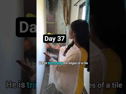 [Day 37/200]Master Phrasal Verbs While Fixing Tiles Today! #viral #english #education #vlog