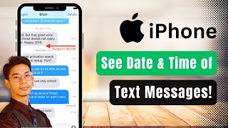 How to See the Date & Time on iPhone Text Messages (iOS 16 Update)
