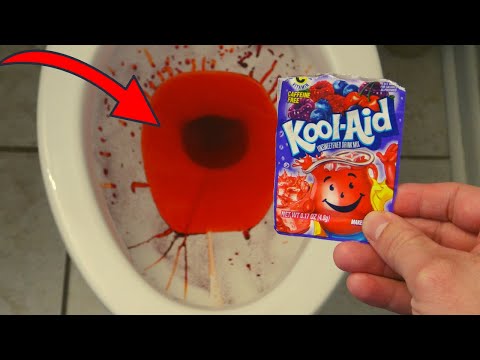 PUT Kool Aid in Your Toilet and WATCH WHAT HAPPENS!!💥