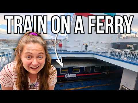 21 hours on the Italian train that boards a FERRY