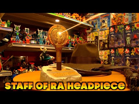 Indiana Jones Adventure Series Raiders of the Lost Ark Electronic Staff of Ra Headpiece Replica
