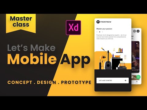 How to Design Mobile App - Adobe Xd Tutorial